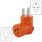Ac Works Plug Adapter, 6-20R, 6-30P, 6-20P, 6-30P, 0 ft., Orange AD630620 - alternate 6